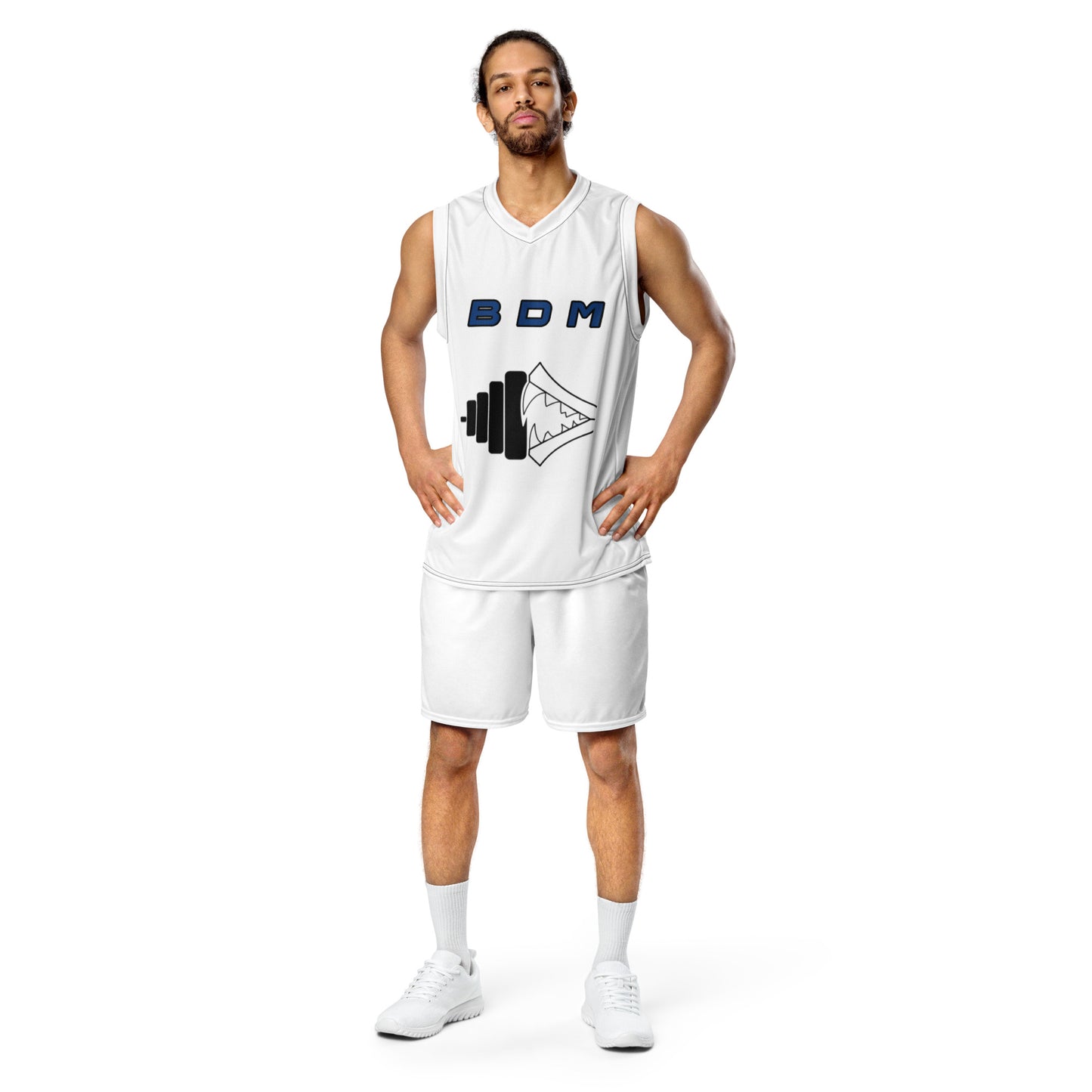 Recycled unisex basketball jersey
