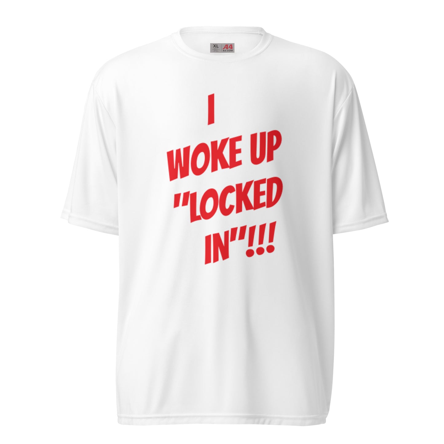 Unisex performance crew neck t-shirt